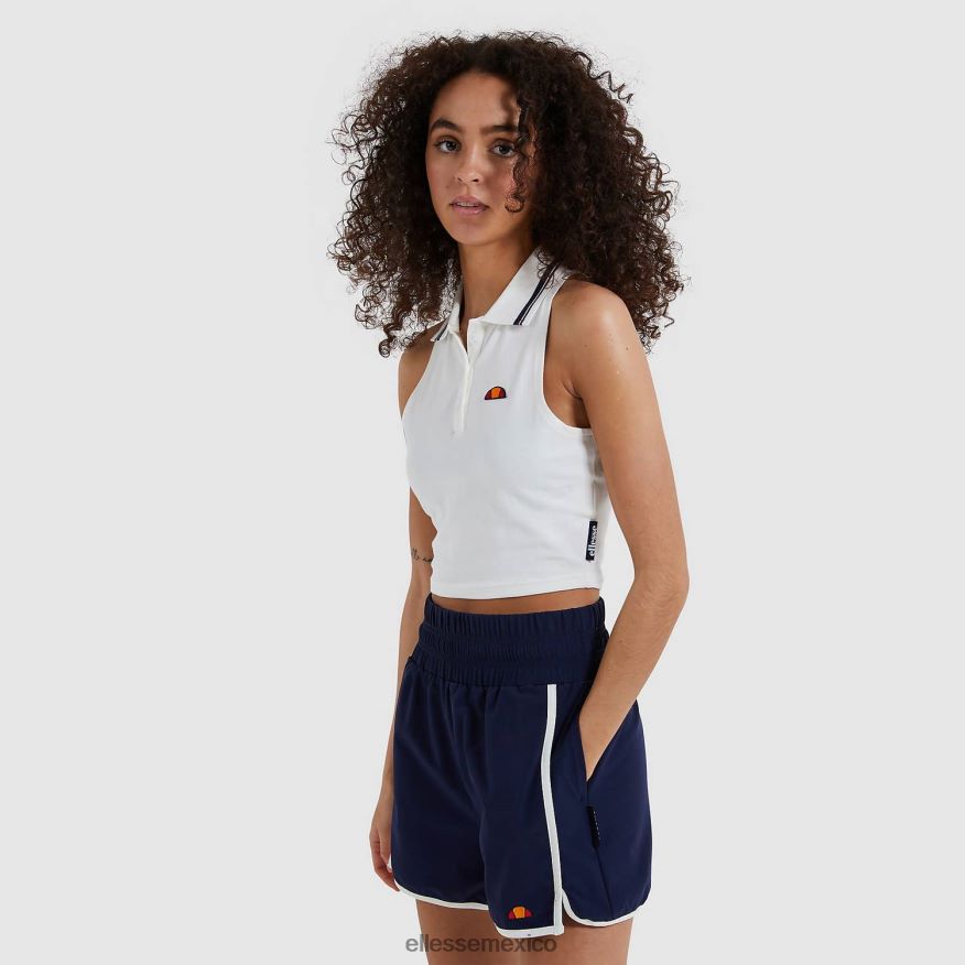 ropa mx Ellesse mujer chaleco corto ontom blanquecino 84X86H239