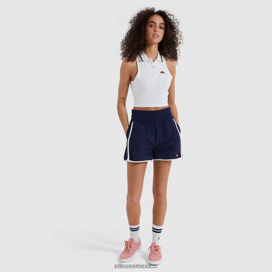 ropa mx Ellesse mujer chaleco corto ontom blanquecino 84X86H239