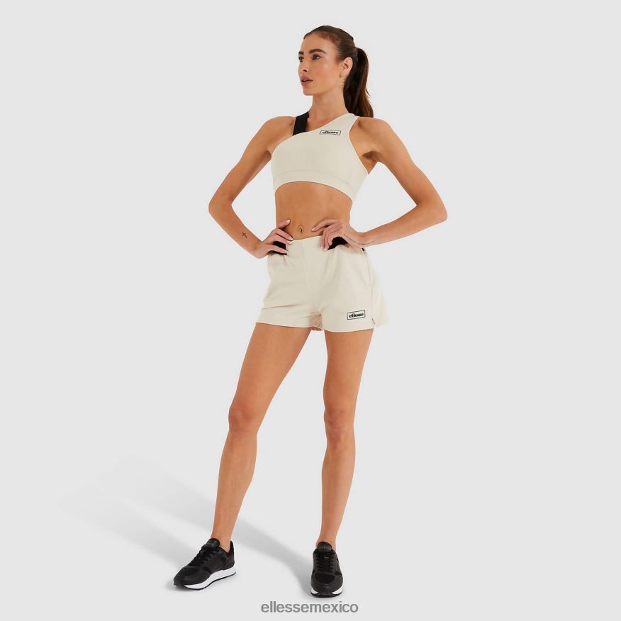 ropa mx Ellesse mujer chaleco corto pacey beige 84X86H211