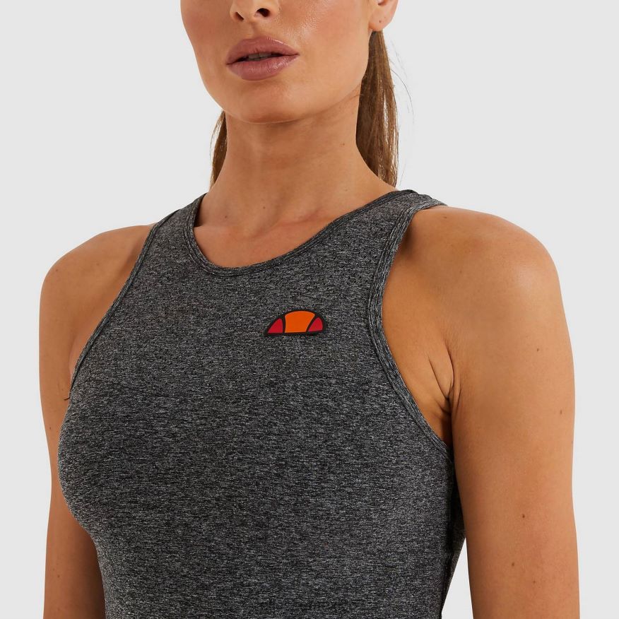 ropa mx Ellesse mujer chaleco de carbonato marga gris oscuro 84X86H225