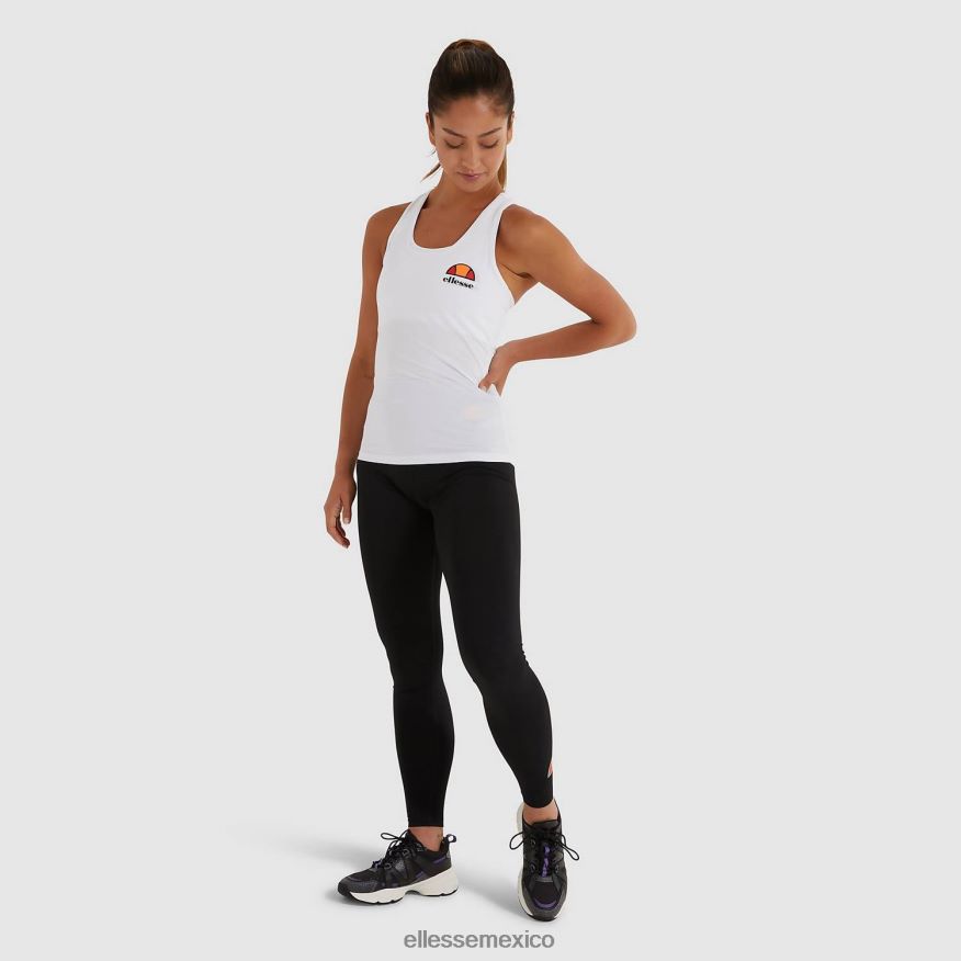 ropa mx Ellesse mujer top curasci sin mangas blanco 84X86H77