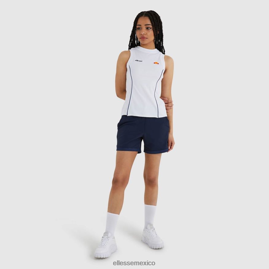 ropa mx Ellesse mujer top sin mangas tinta blanco 84X86H244