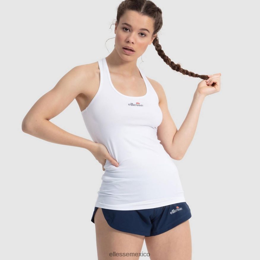 ropa mx Ellesse mujer top sin mangas tivoli blanco 84X86H233
