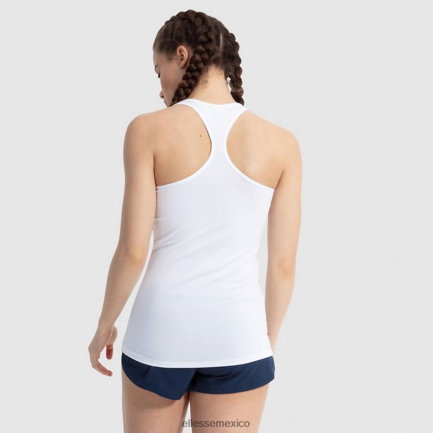 ropa mx Ellesse mujer top sin mangas tivoli blanco 84X86H233