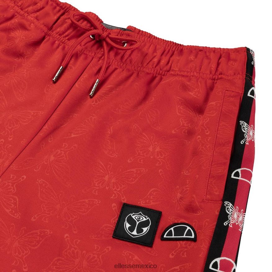 ropa mx Ellesse mujer pantalón deportivo del mañana rojo 84X86H18