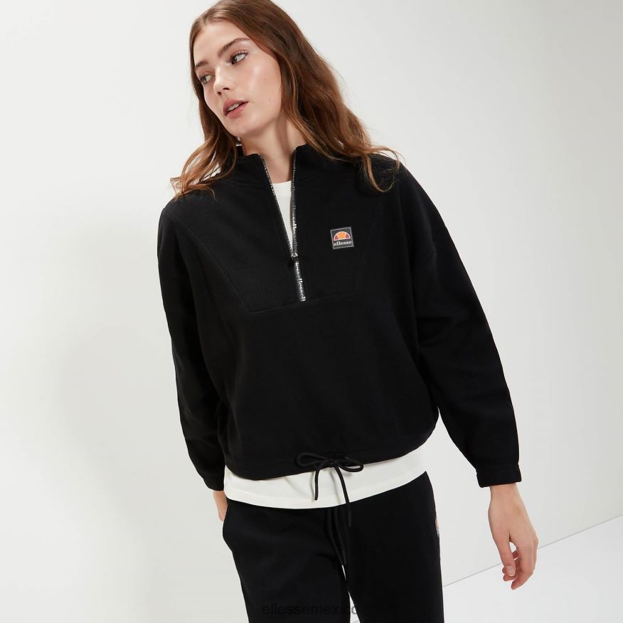 ropa mx Ellesse mujer top de chándal corto oprello negro 84X86H16