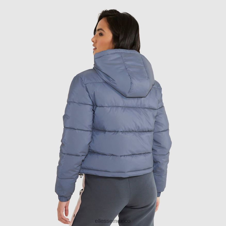 ropa mx Ellesse mujer chaqueta acolchada pana azul oscuro 84X86H162