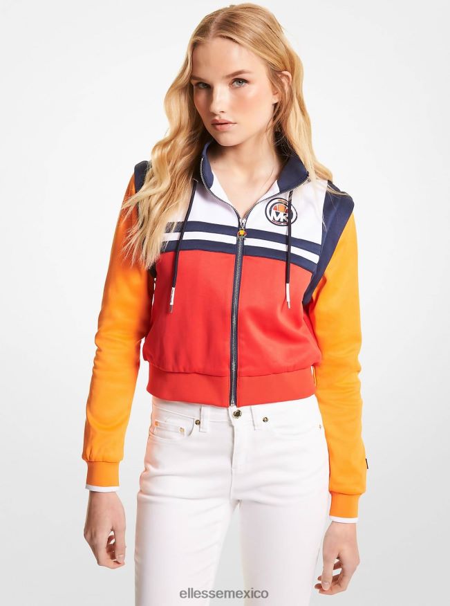 ropa mx Ellesse mujer chaqueta mk en mezcla de algodón con cremallera bloque de color 84X86H10