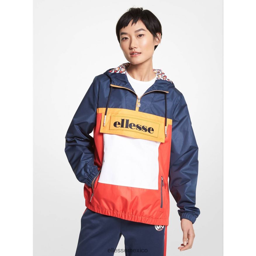 ropa mx Ellesse mujer cortavientos mk en mezcla de algodón bloque de color 84X86H157