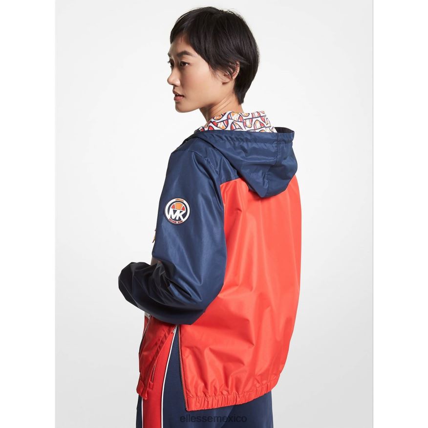 ropa mx Ellesse mujer cortavientos mk en mezcla de algodón bloque de color 84X86H157