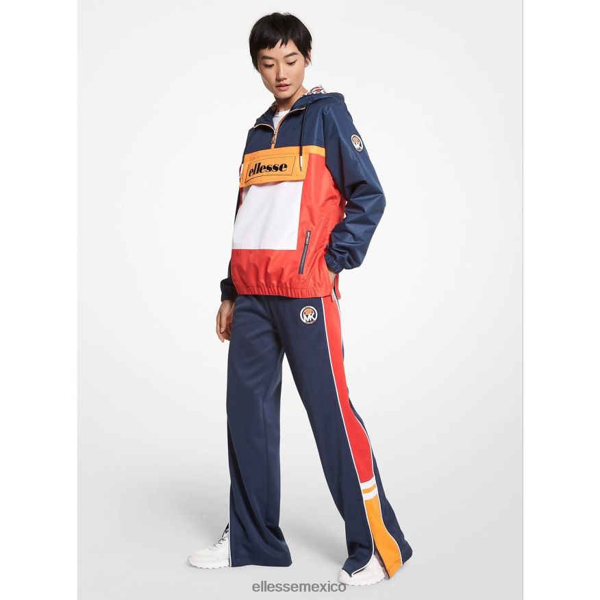 ropa mx Ellesse mujer cortavientos mk en mezcla de algodón bloque de color 84X86H157