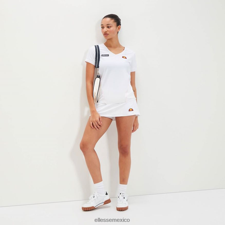 ropa mx Ellesse mujer falda pantalón ascalone blanco 84X86H100