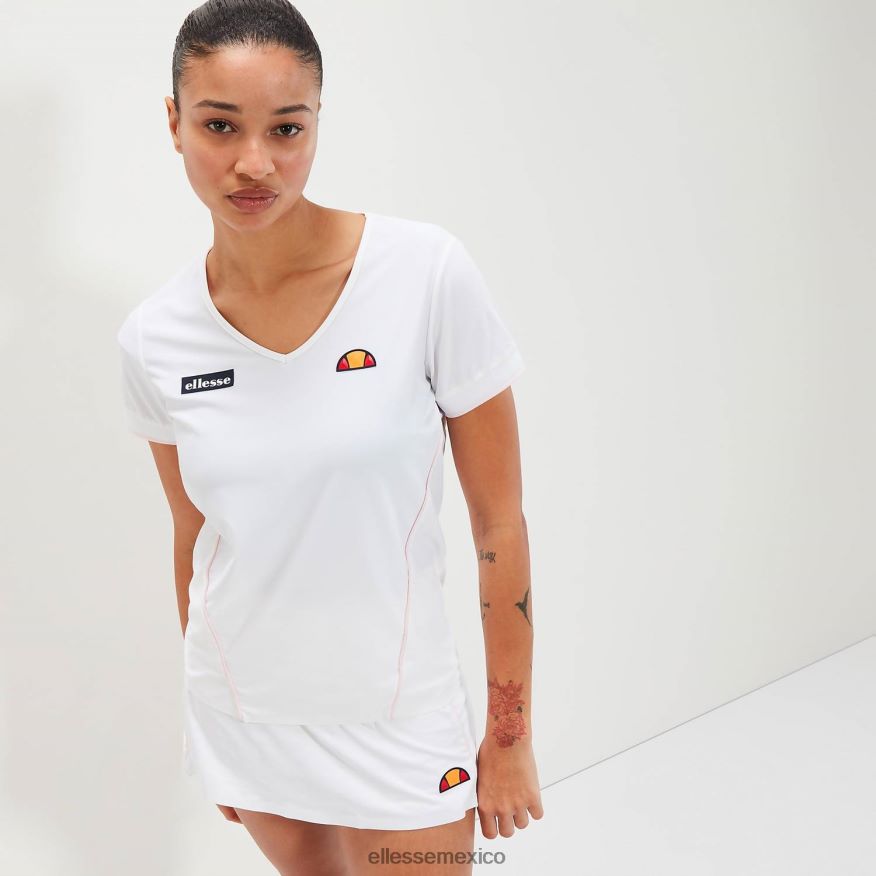 ropa mx Ellesse mujer falda pantalón ascalone blanco 84X86H100