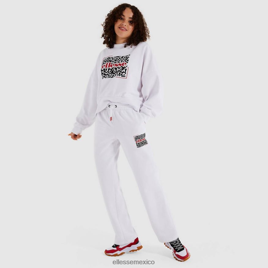 ropa mx Ellesse mujer pantalón jogging zoo blanco 84X86H182