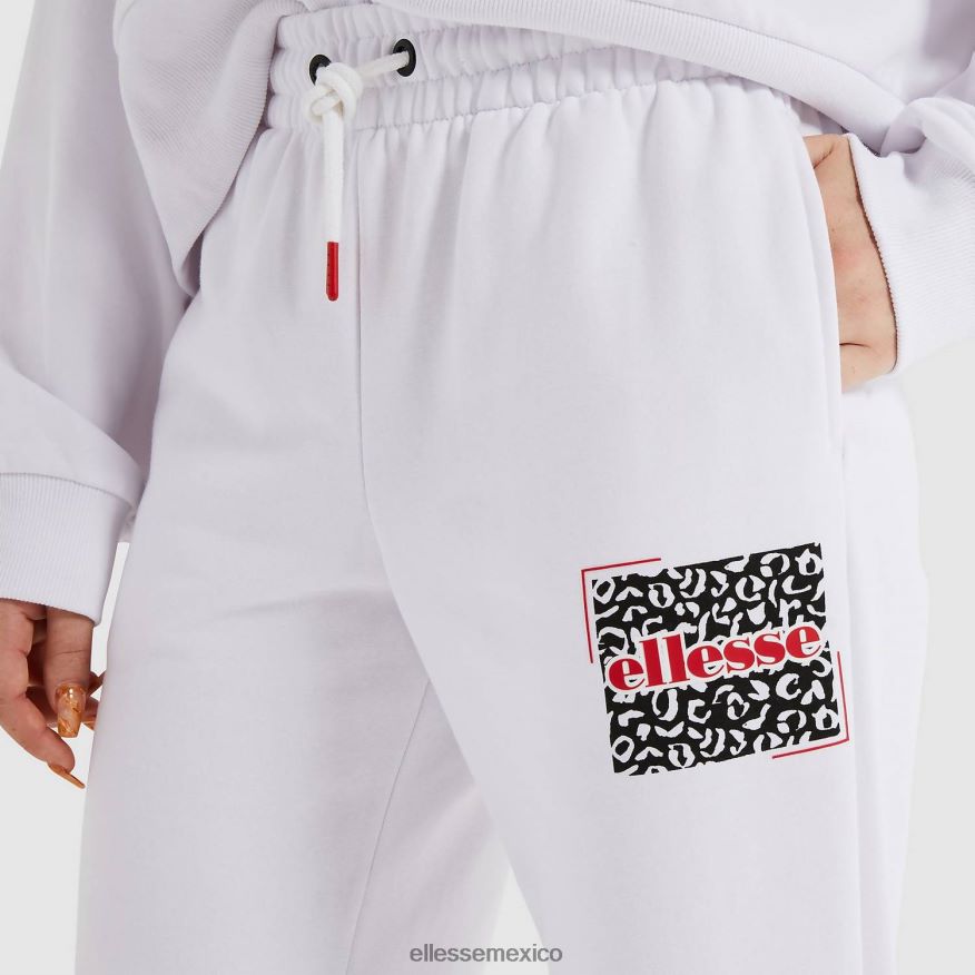ropa mx Ellesse mujer pantalón jogging zoo blanco 84X86H182