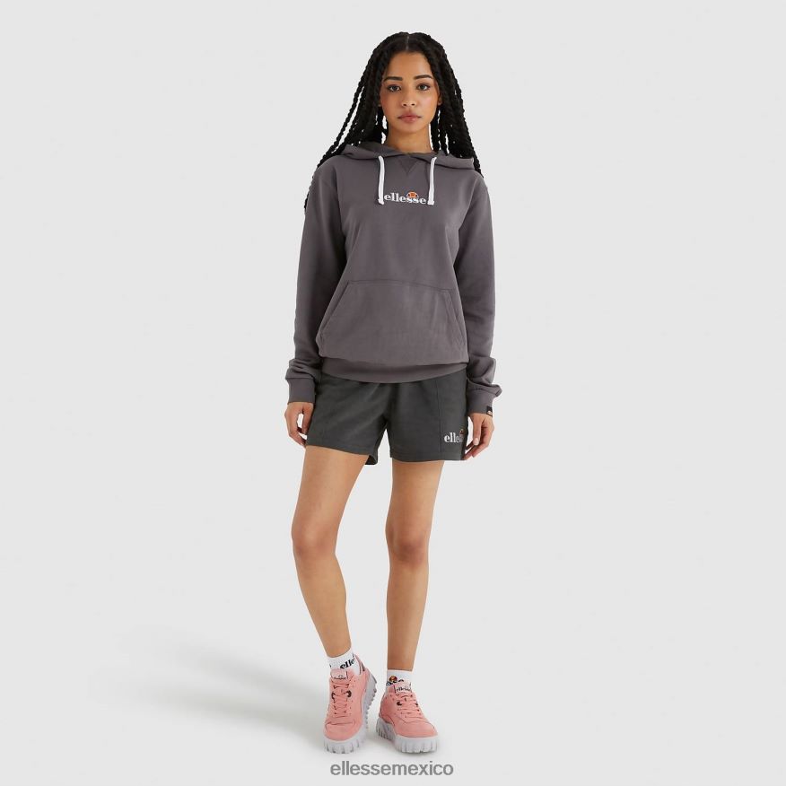 ropa mx Ellesse mujer contenido con capucha marga gris oscuro 84X86H176