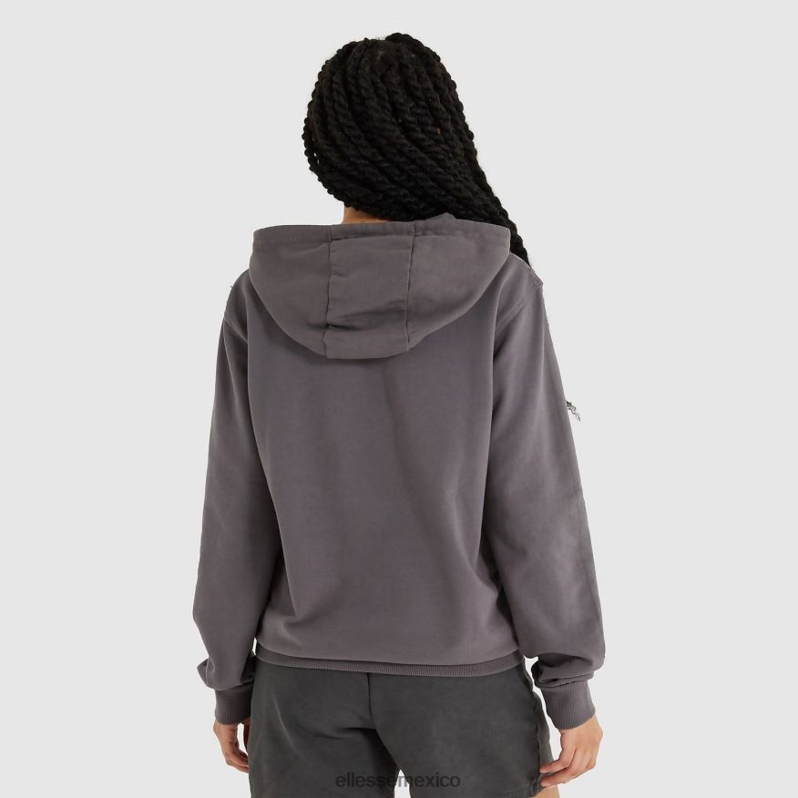 ropa mx Ellesse mujer contenido con capucha marga gris oscuro 84X86H176