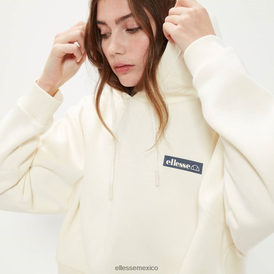 ropa mx Ellesse mujer sudadera con capucha cria blanquecino 84X86H42
