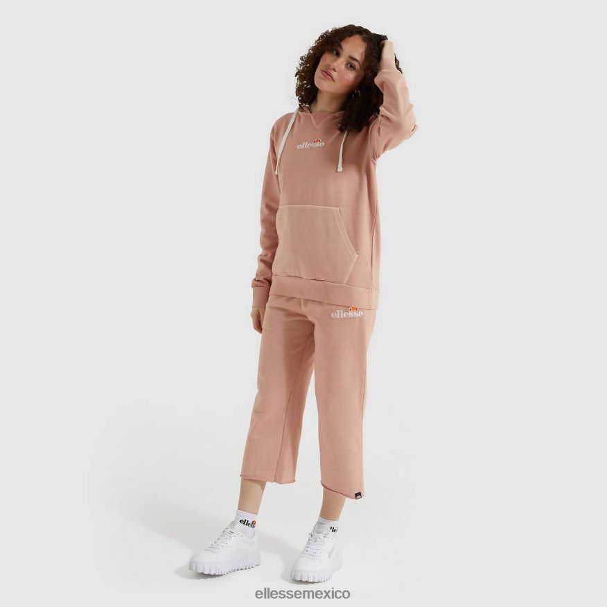 ropa mx Ellesse mujer sudadera con capucha dafni marrón 84X86H171