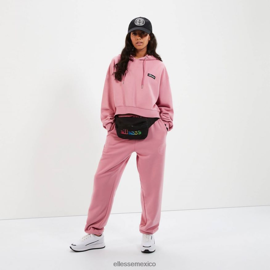 ropa mx Ellesse mujer sudadera con capucha halo rosa 84X86H22