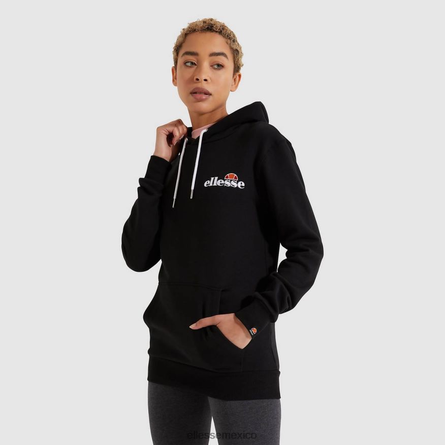 ropa mx Ellesse mujer sudadera con capucha noreo negro 84X86H48