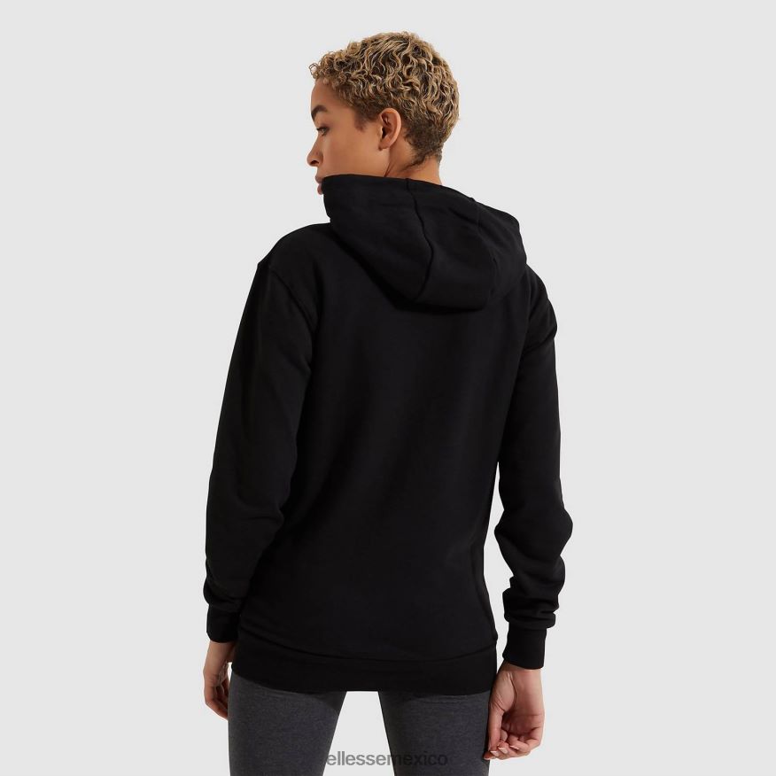 ropa mx Ellesse mujer sudadera con capucha noreo negro 84X86H48