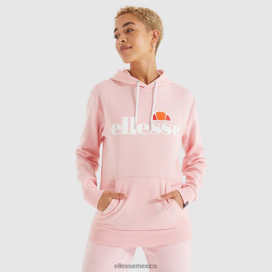 ropa mx Ellesse mujer torices oh sudadera con capucha Rosa claro 84X86H27