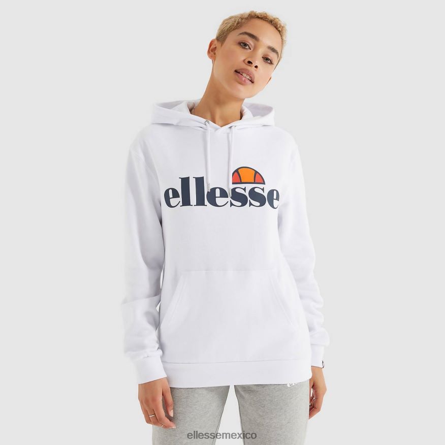 ropa mx Ellesse mujer torices oh sudadera con capucha blanco 84X86H25