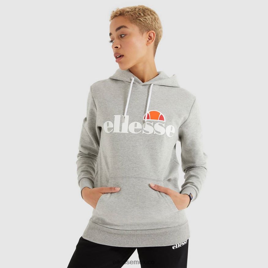 ropa mx Ellesse mujer torices oh sudadera con capucha marga gris 84X86H26