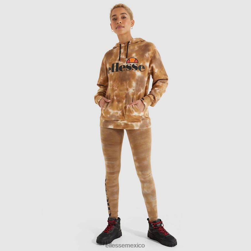 ropa mx Ellesse mujer torices oh sudadera con capucha teñido anudado 84X86H174