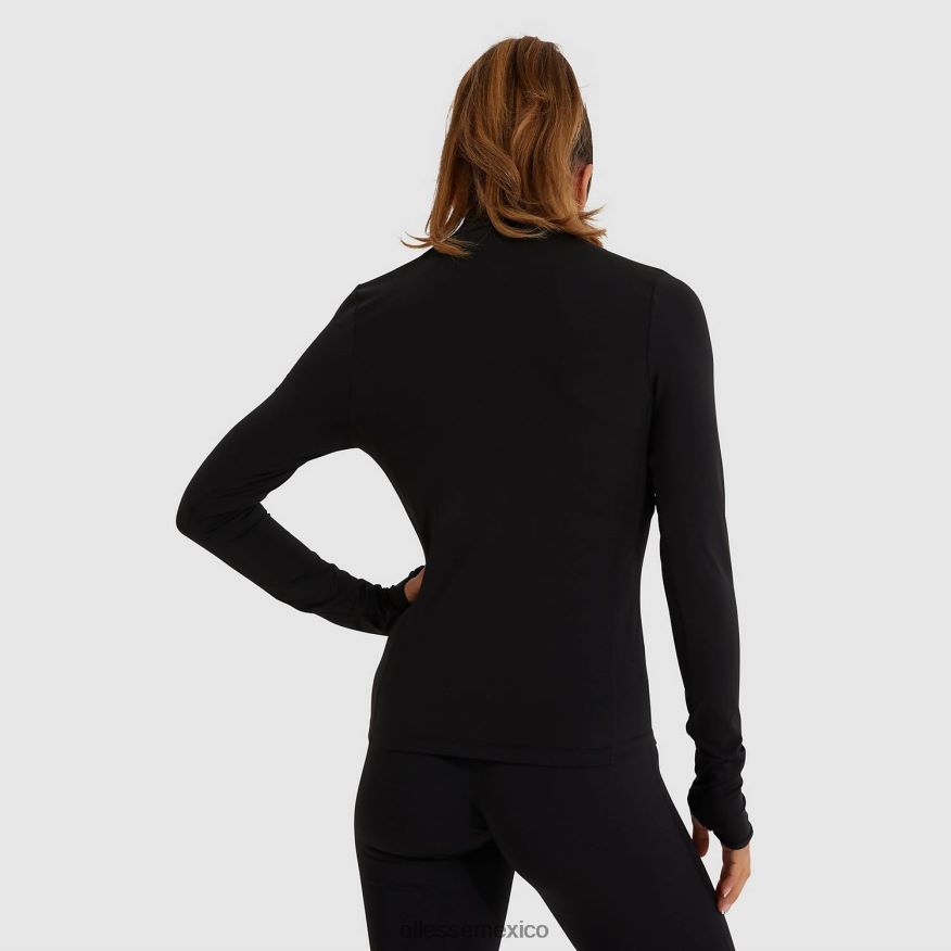 ropa mx Ellesse mujer sofira top con cremallera 1/4 negro 84X86H96