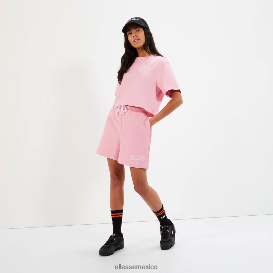 ropa mx Ellesse mujer sudadera corta guiditta rosa 84X86H20