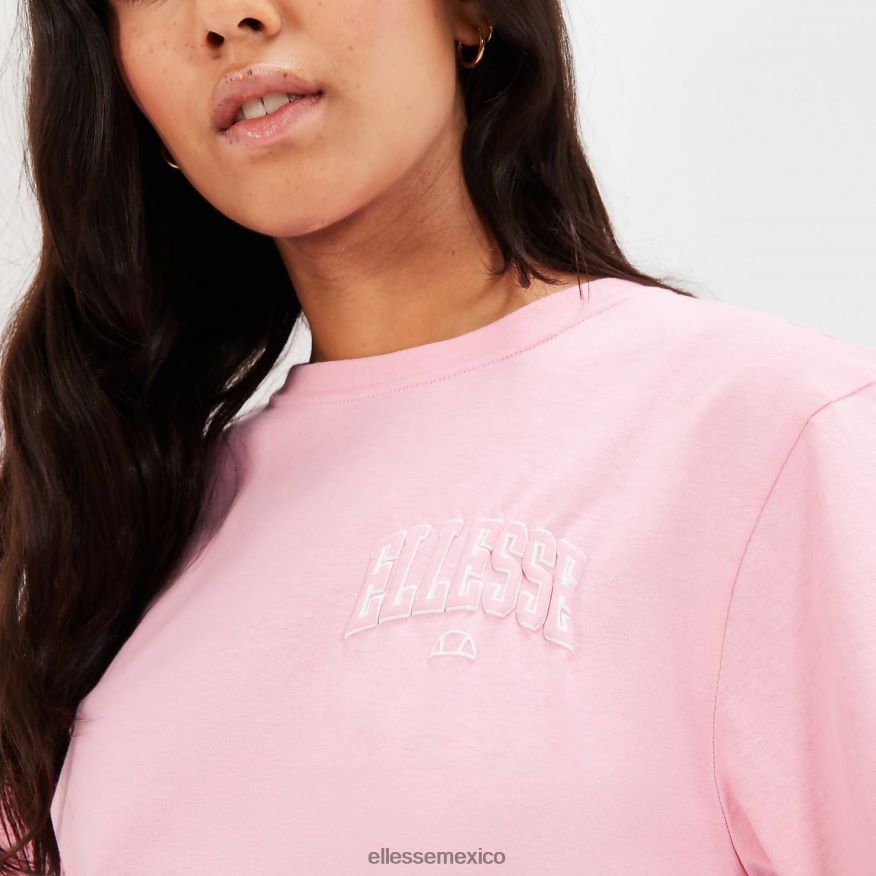 ropa mx Ellesse mujer sudadera corta guiditta rosa 84X86H20