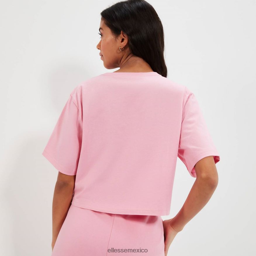 ropa mx Ellesse mujer sudadera corta guiditta rosa 84X86H20