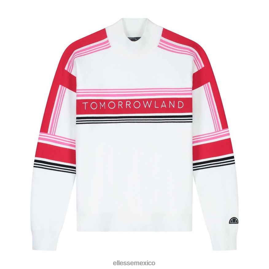 ropa mx Ellesse mujer sudadera de punto del mundo del mañana blanco 84X86H36