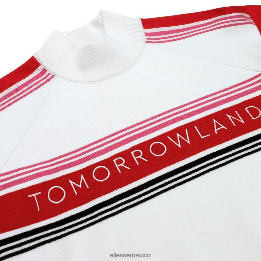 ropa mx Ellesse mujer sudadera de punto del mundo del mañana blanco 84X86H36