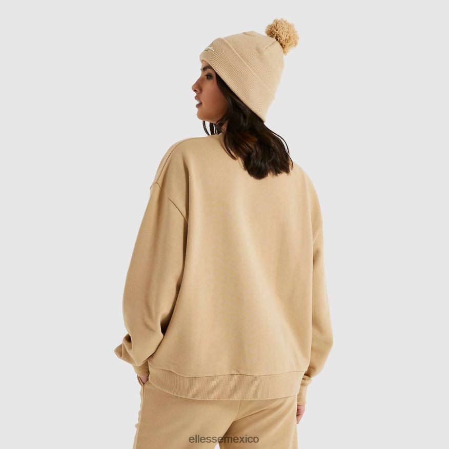 ropa mx Ellesse mujer sudadera suellen marrón claro 84X86H180