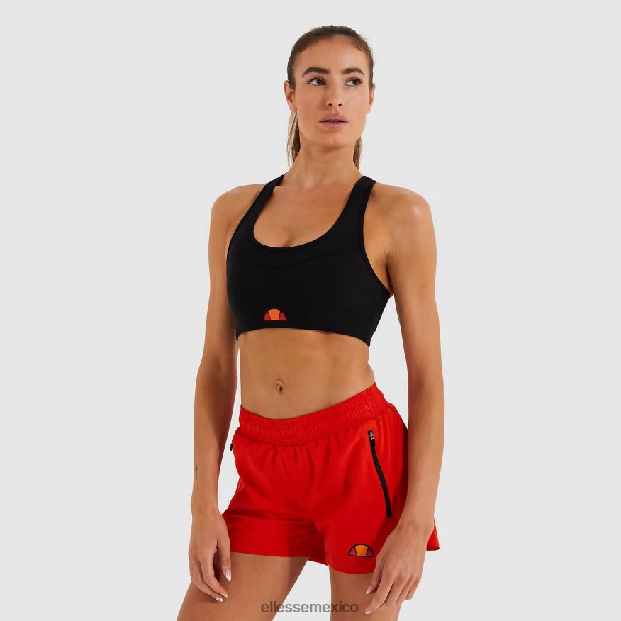 ropa mx Ellesse mujer top sujetador ardiente negro 84X86H230