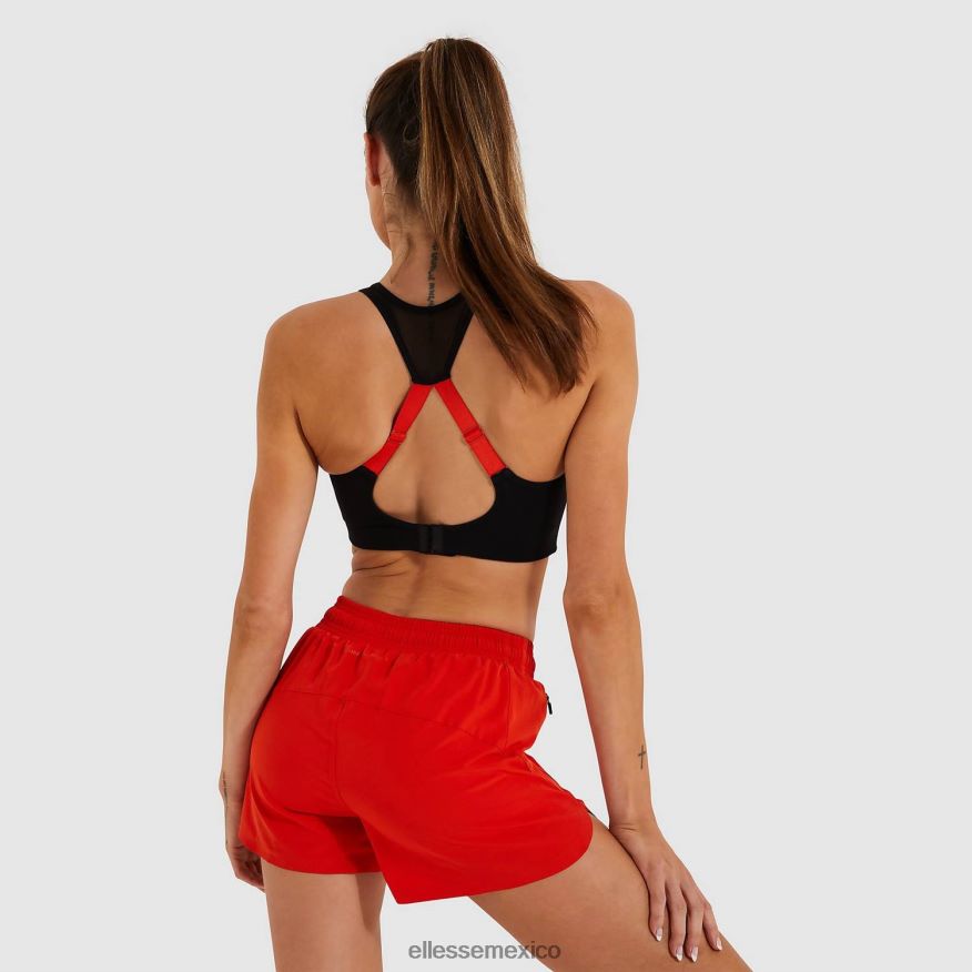ropa mx Ellesse mujer top sujetador ardiente negro 84X86H230