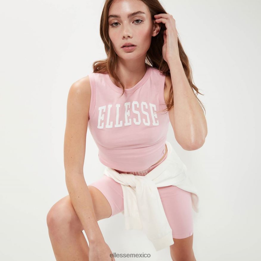 ropa mx Ellesse mujer top sujetador fliss Rosa claro 84X86H89