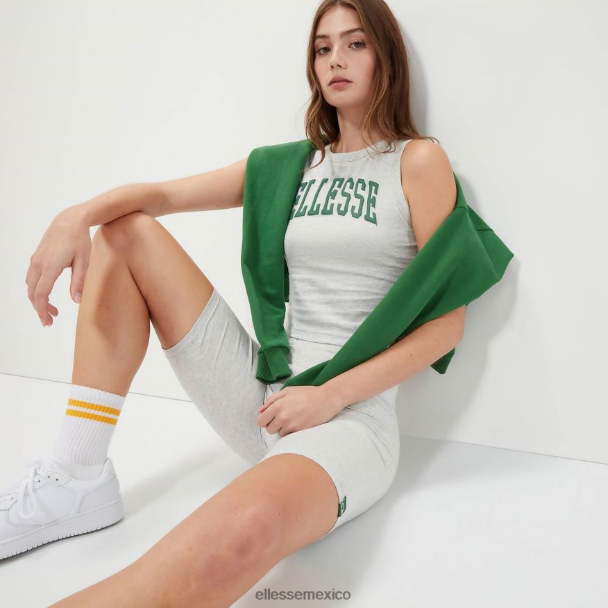 ropa mx Ellesse mujer top sujetador fliss marga gris claro 84X86H90