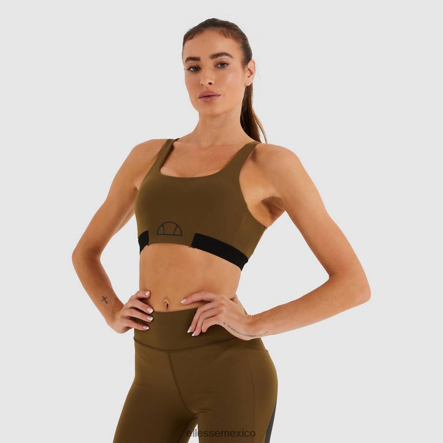 ropa mx Ellesse mujer top sujetador joey caqui 84X86H204