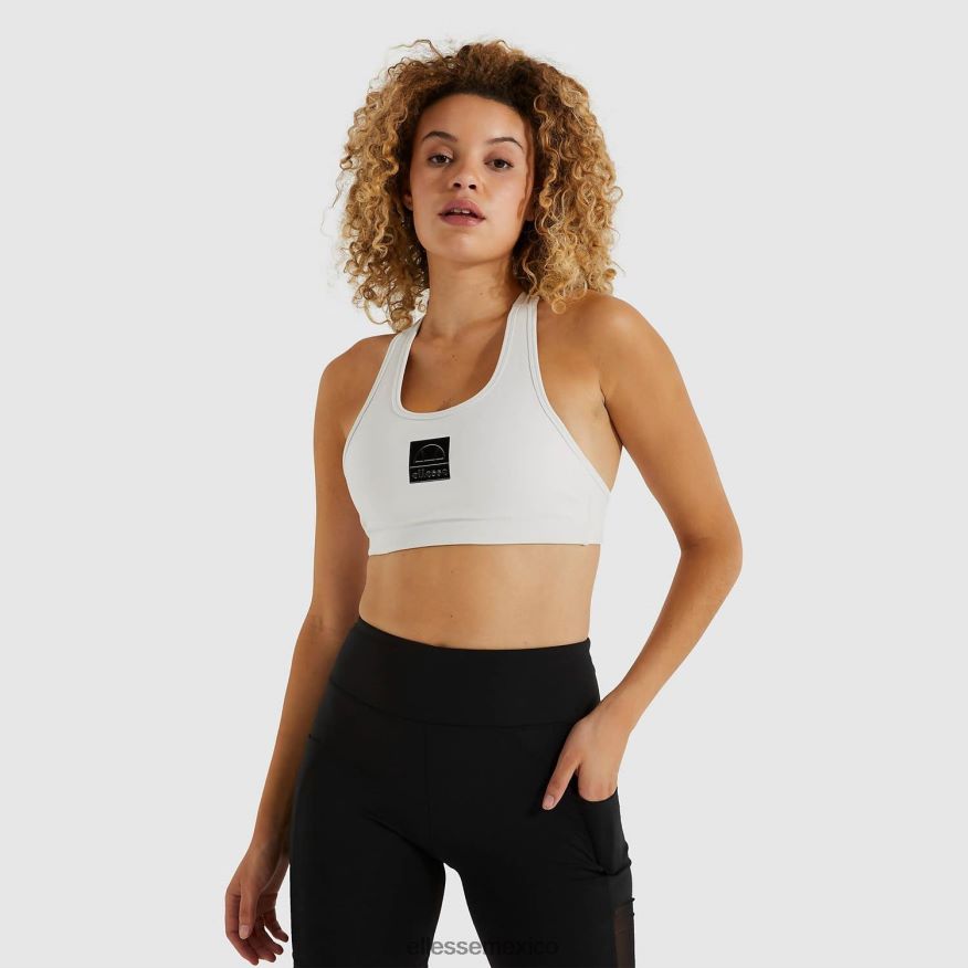 ropa mx Ellesse mujer top sujetador lucciola blanco blanquecino 84X86H246