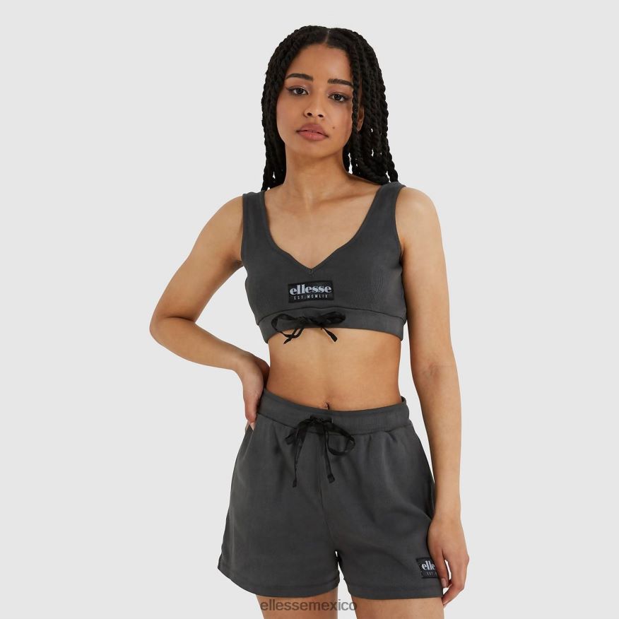 ropa mx Ellesse mujer top sujetador orgánico negro 84X86H219