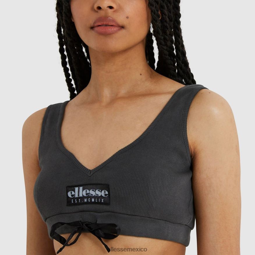 ropa mx Ellesse mujer top sujetador orgánico negro 84X86H219
