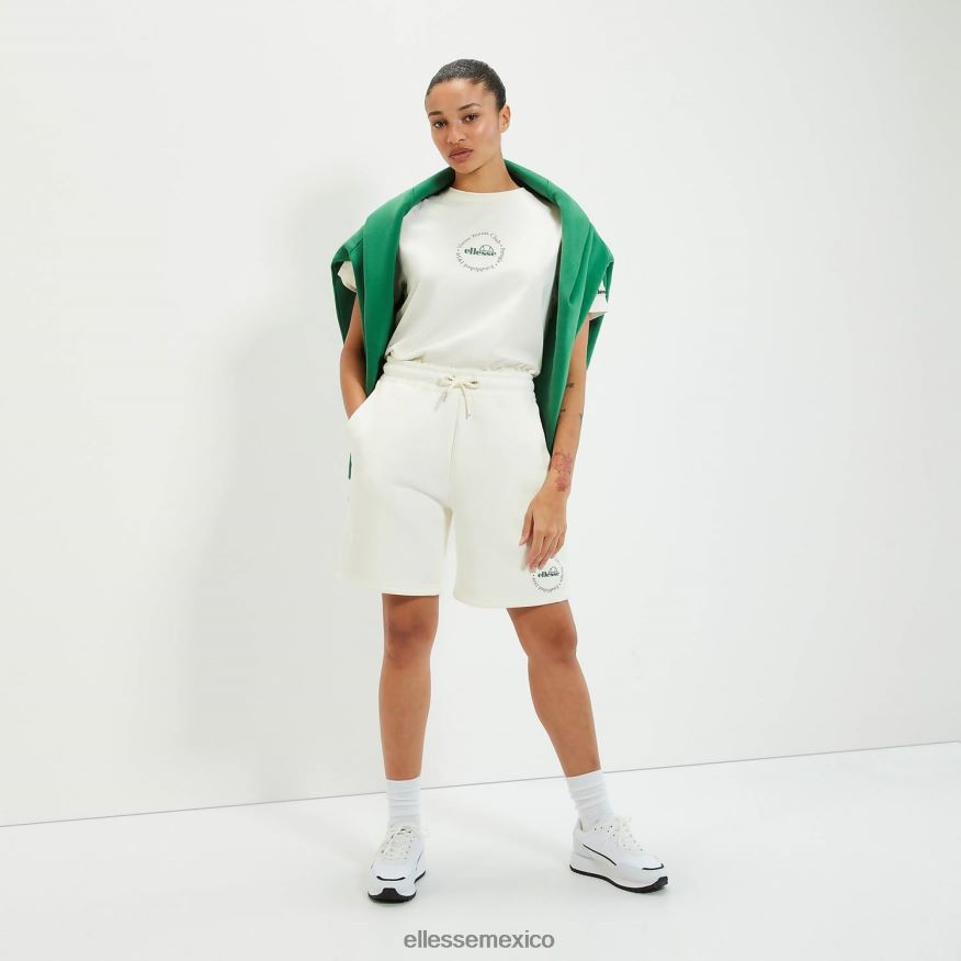 ropa mx Ellesse unisexo camiseta de melodía blanquecino 84X86H81