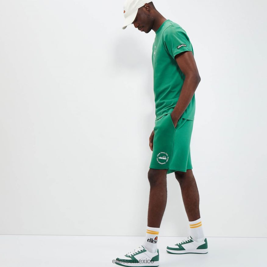 ropa mx Ellesse unisexo camiseta de melodía verde 84X86H80