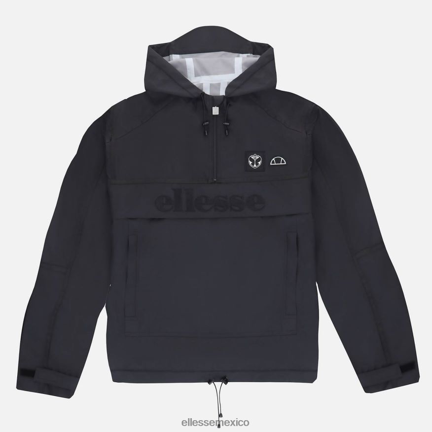 ropa mx Ellesse unisexo chaqueta cortavientos del mañana negro 84X86H12