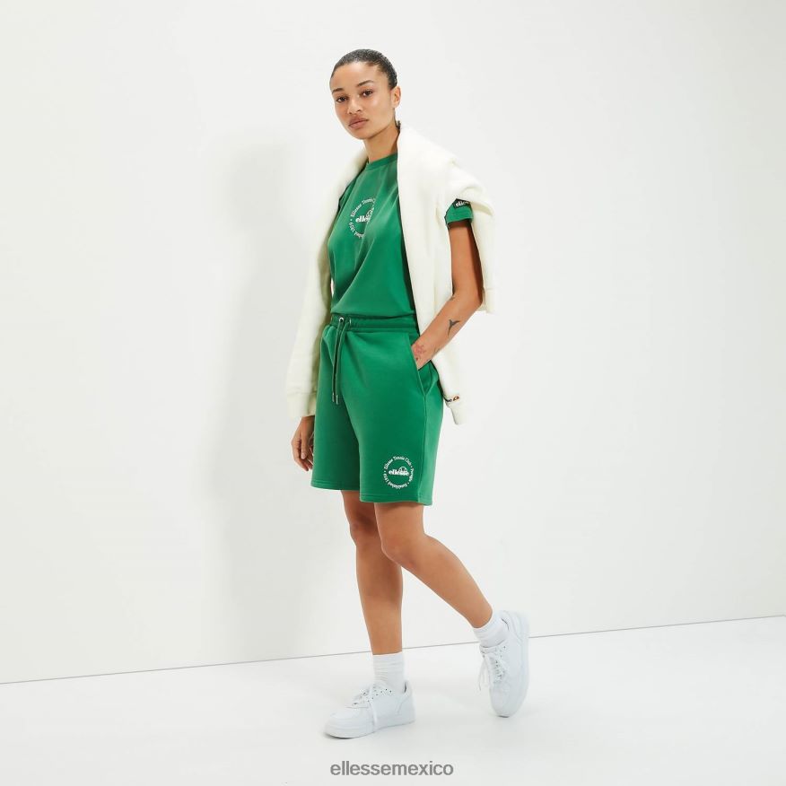 ropa mx Ellesse unisexo fontansa corta verde 84X86H136