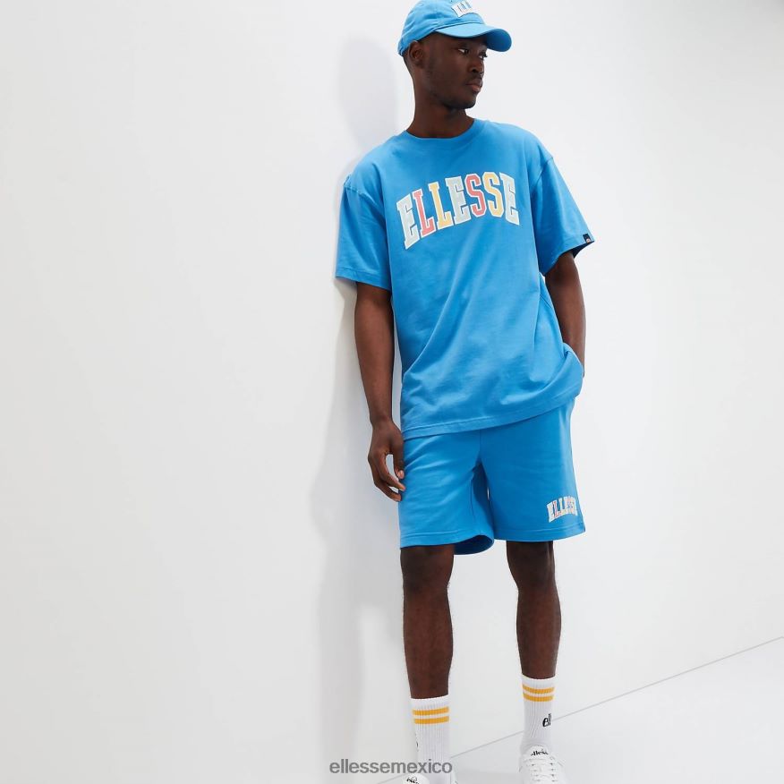 ropa mx Ellesse unisexo refugio corto azul 84X86H141